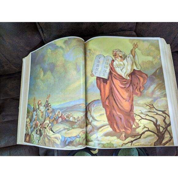 HOLY BIBLE RED LETTER SPECIAL BLUE RIBBON SCHOOL AND LIBRARY REFERENCE 1965-66 - Picture 16 of 16